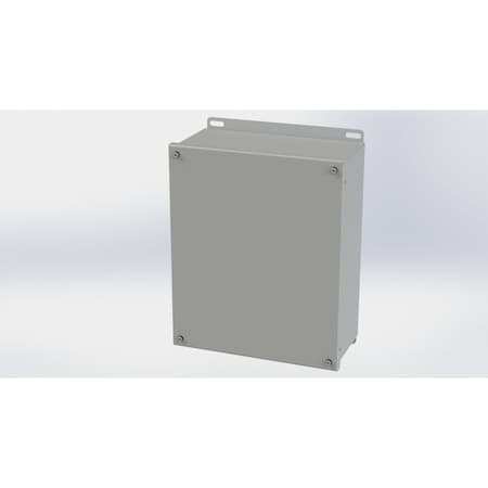 Saginaw Control & Engineering Captive Screws Electrical Enclosures, 12.13 in H, 5 in D, 10 in W, NEMA 3R, 4, 12, 13, Carbon Steel SCE-1210SC